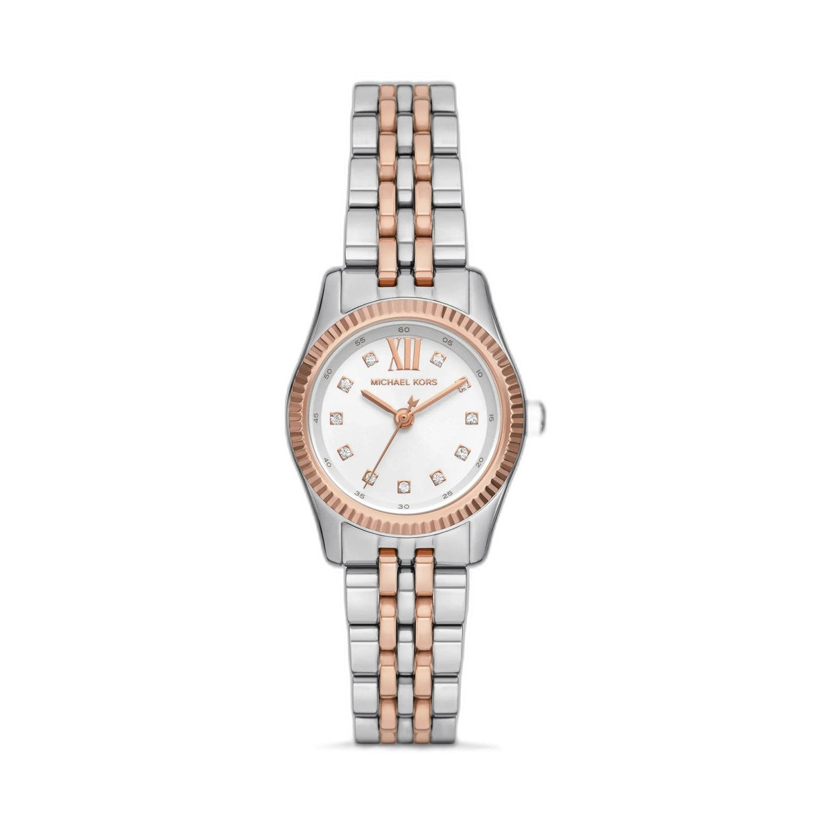 Michael Kors Lexington Three-Hand Two-Tone Stainless Steel Watch and Bracelets Gift Set MK4817SET