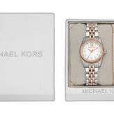 Michael Kors Lexington Three-Hand Two-Tone Stainless Steel Watch and Bracelets Gift Set MK4817SET