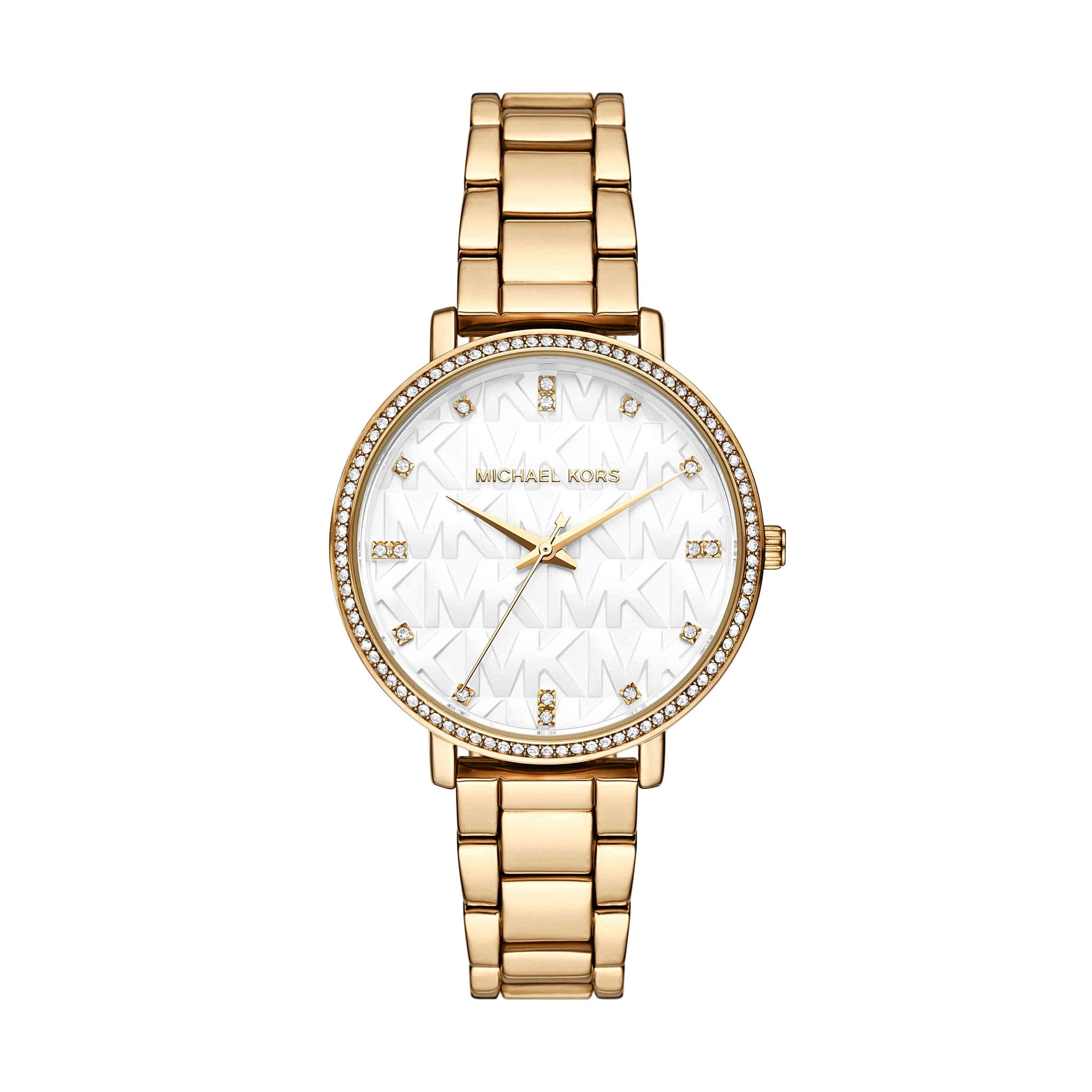 Michael Kors Pyper Gold White Dial Watch MK4919