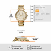 Michael Kors Parker Gold Chronograph Watch MK5354