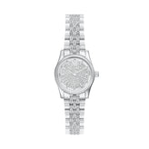 Michael Kors Petite Lexington Silver Pavé Watch MK7577