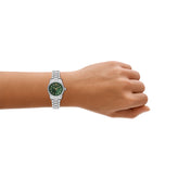 Michael Kors Petite Lexington Green Dial Watch MK7580