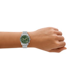 Michael Kors Bryant Green Dial Chronograph Watch MK7583