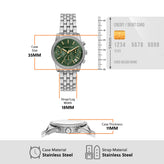 Michael Kors Bryant Green Dial Chronograph Watch MK7583