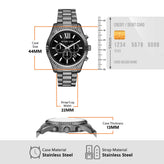 Michael Kors Lexington Gunmetal Chronograph Watch Set MK9217SET