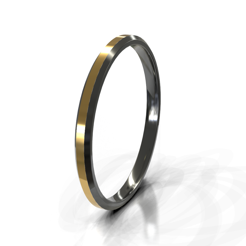 Zirconium 2.0mm Plain Band