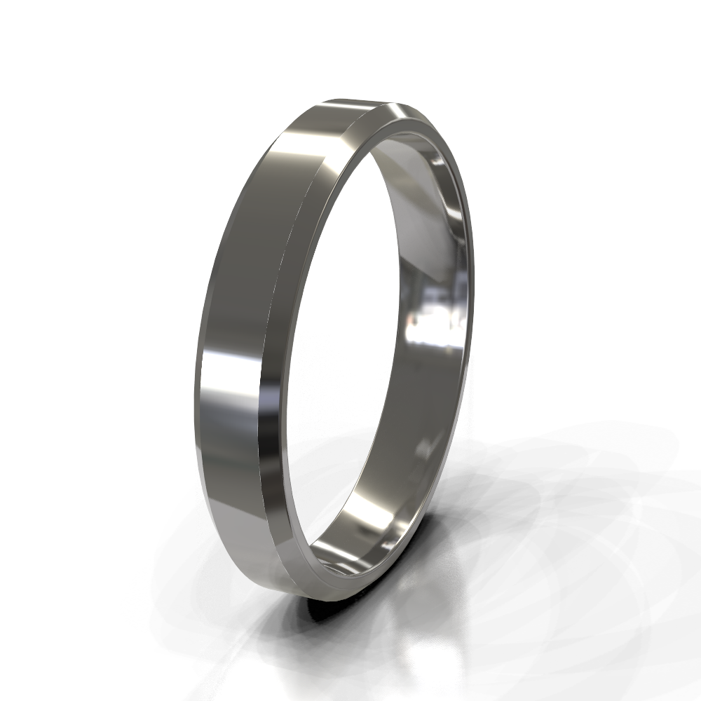 Platinum 5.0mm Plain Band