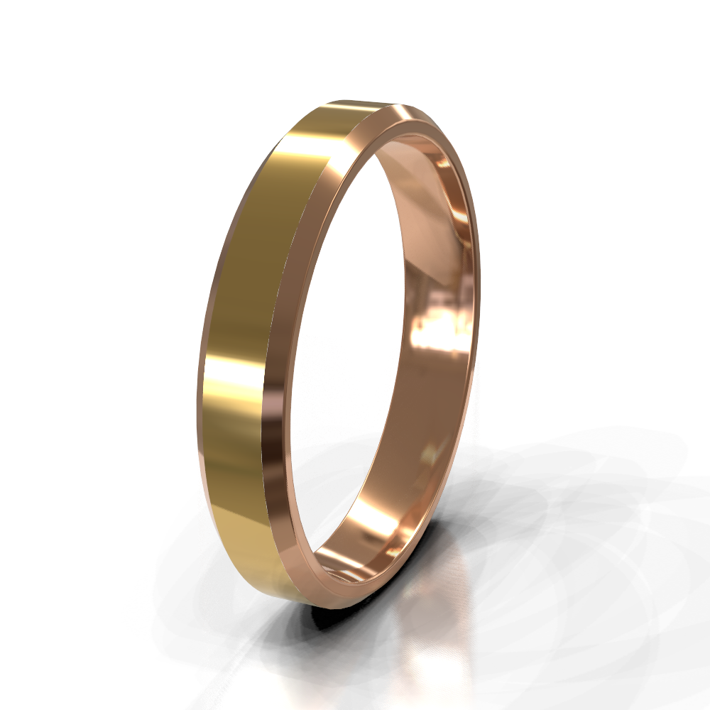 9ct Rose Gold 5.0mm Plain Band