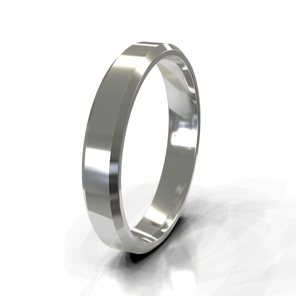 Silver 5.0mm Plain Band