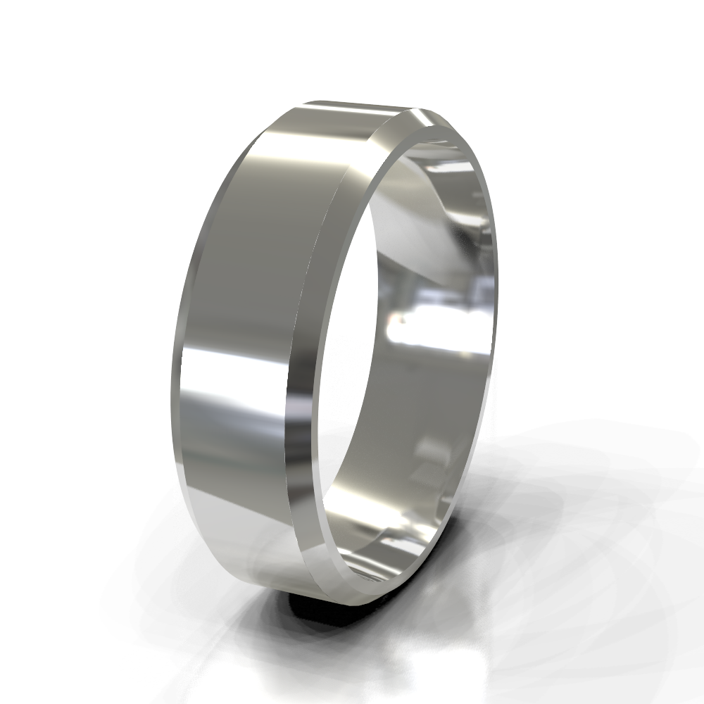 Silver 6.0mm Plain Band