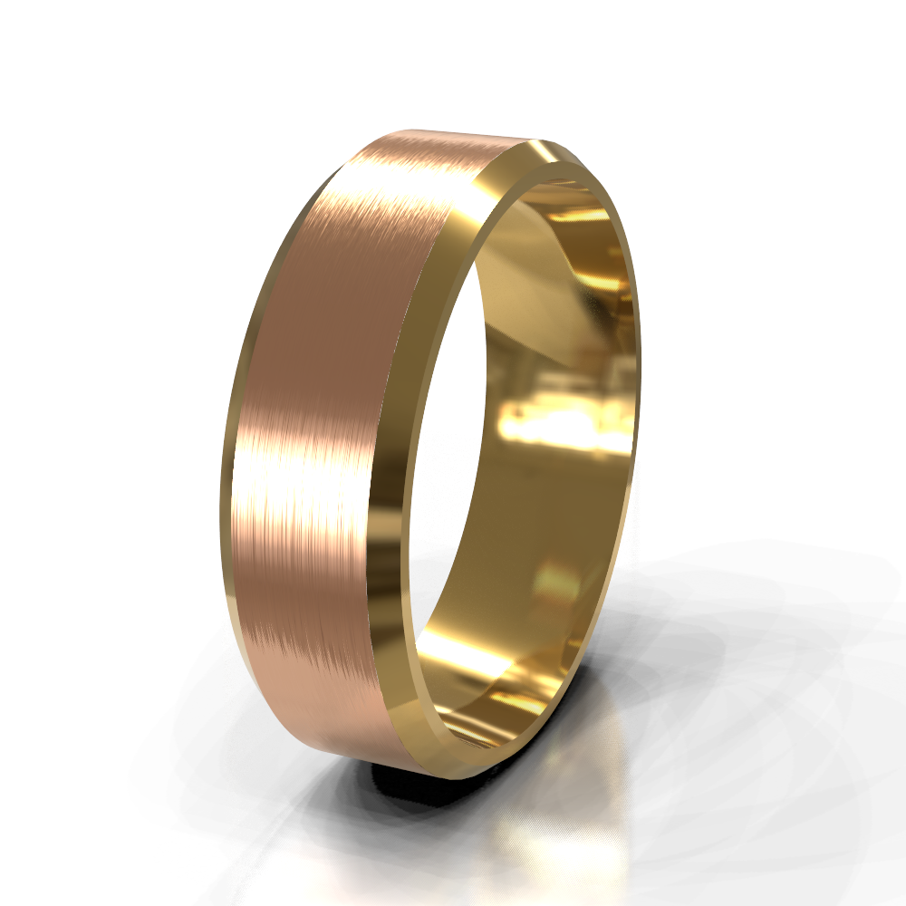 9ct Yellow Gold 6.0mm Plain Band