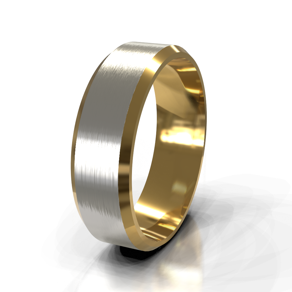 18ct Yellow Gold 8.5mm Plain Band
