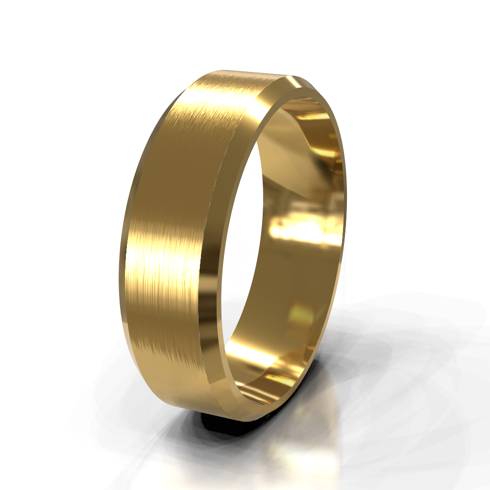 9ct Yellow Gold 7.0mm Plain Band
