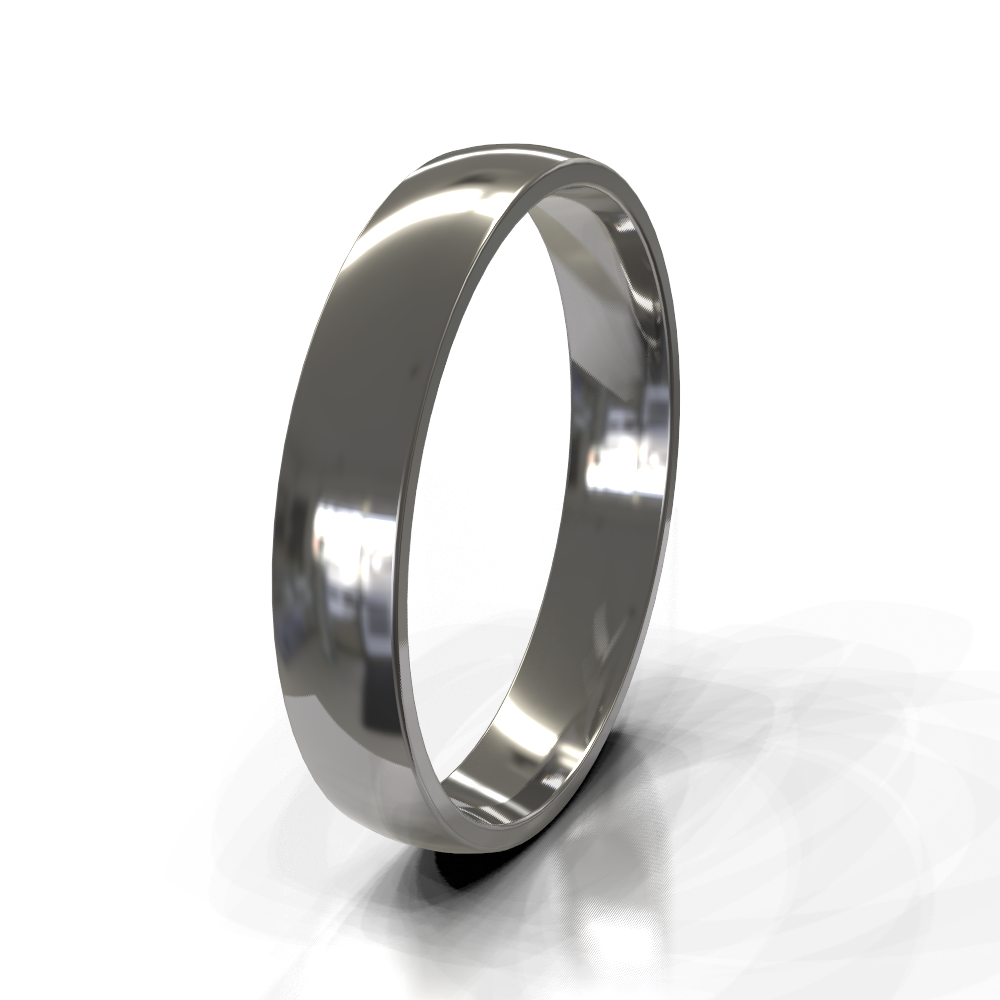 Platinum 5.0mm Plain Band