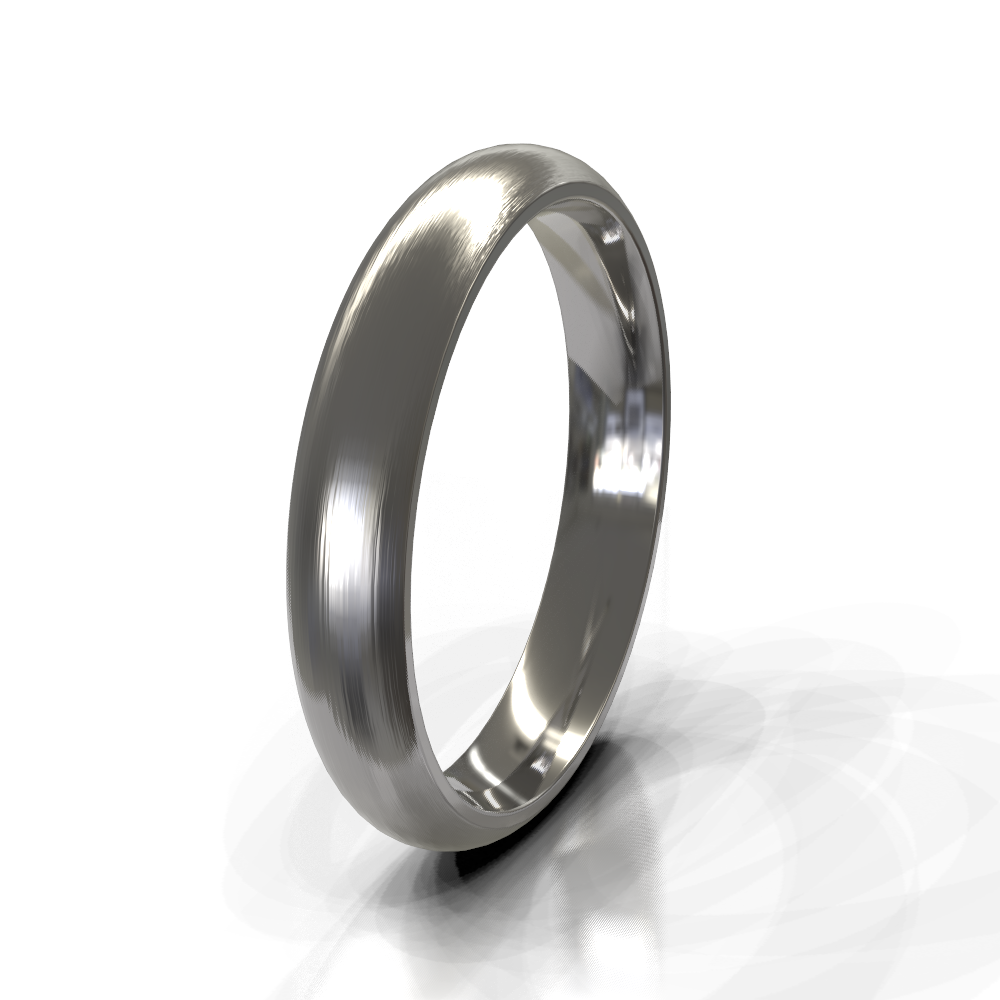 Platinum 9.0mm Plain Band