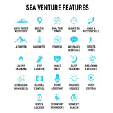 Reflex Active Sea Venture 5ATM Blue GPS Smart Watch RA-VE-400R-5ATM-01