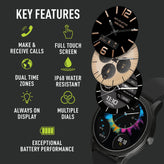 Reflex Active Series 31 AMOLED Calling Smart Watch RA31-2195
