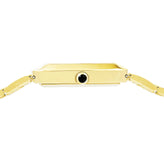 Side view of Lorus Ladies Gold Dress Watch RG224YX-9