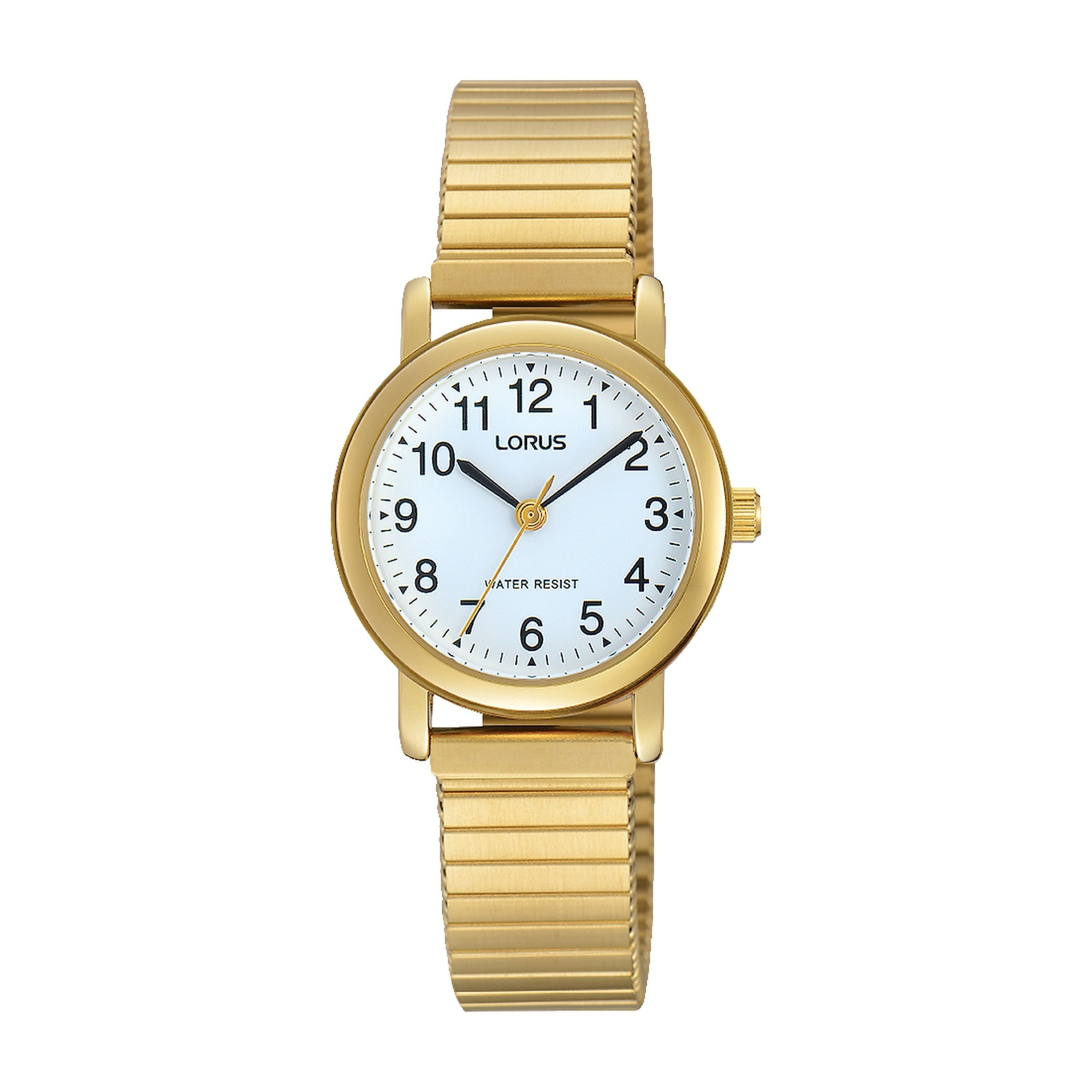 Lorus Ladies Gold Expansion Dress Watch RRX04HX-9
