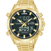 Lorus Men's Gold Digital Analogue Sports Watch RW668AX-9
