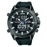 Lorus Men's Black Strap Digital Analogue Sports Watch RW671AX-9