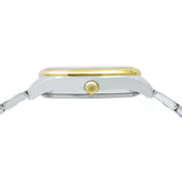 A side view of Lorus Men's Two Tone Solar Sports Watch RX392AX-9