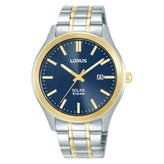 Lorus Men's Two Tone Solar Sports Watch RX392AX-9