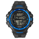Sekonda Digital Sports Watch in Black and Blue with Black Strap 55mm SK1520