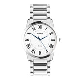 Sekonda Analogue Watch with White Dial and Silver Tone Bracelet 40mm SK30246