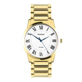 Sekonda Analogue Watch with White Dial and Gold Tone Bracelet 40mm SK30247