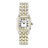 Sekonda Ladies Analogue Watch with White Dial and Two Tone Bracelet 20mm SK40125