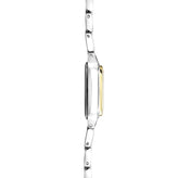 A side view of Sekonda Ladies Analogue Watch with White Dial and Two Tone Bracelet 20mm SK40125