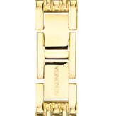 A back view of Sekonda Ladies Analogue Watch with White Dial and Gold Tone Bracelet 20mm SK40144