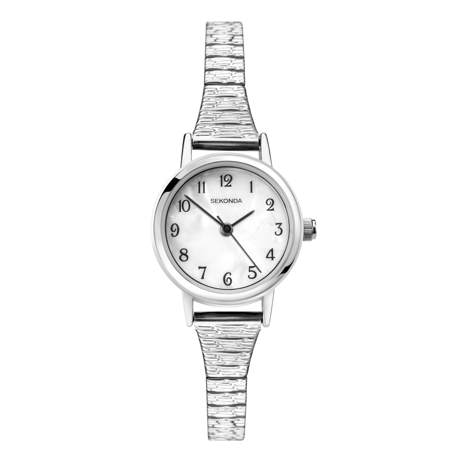 Sekonda Ladies Watch with Mother of Pearl Dial and Silver Tone Bracelet 23mm SK40676