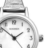 Sekonda Ladies Watch with Mother of Pearl Dial and Silver Tone Bracelet 23mm SK40676