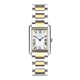 Sekonda Ladies Analogue Watch with White Dial and Two Tone Bracelet 22mm SK40693