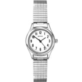 Sekonda Analogue Watch with White Dial and Silver Tone Bracelet 26mm SK4601