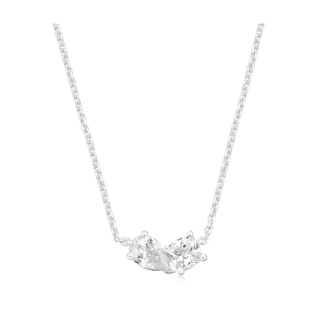 Sterling Silver Cubic Zirconia Necklace