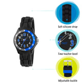 Tikkers Time Teacher Black Sports Watch TK0116