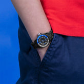 Tikkers Time Teacher Black Sports Watch TK0116