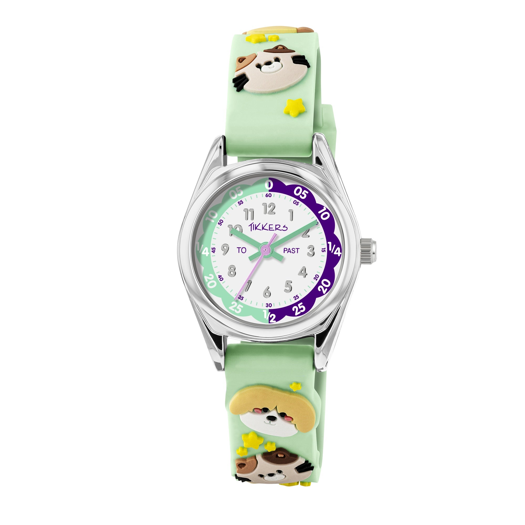 Tikkers Aqua 3D Animal Kids Time Teacher Watch TK0212