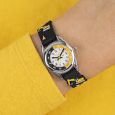 Tikkers Black 3D Digger Kids Time Teacher Watch TK0213