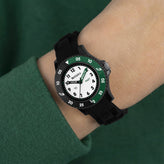 Tikkers Black Kids Time Teacher Watch TK0215