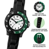 Tikkers Black Kids Time Teacher Watch TK0215