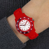Tikkers Red Kids Time Teacher Watch TK0216