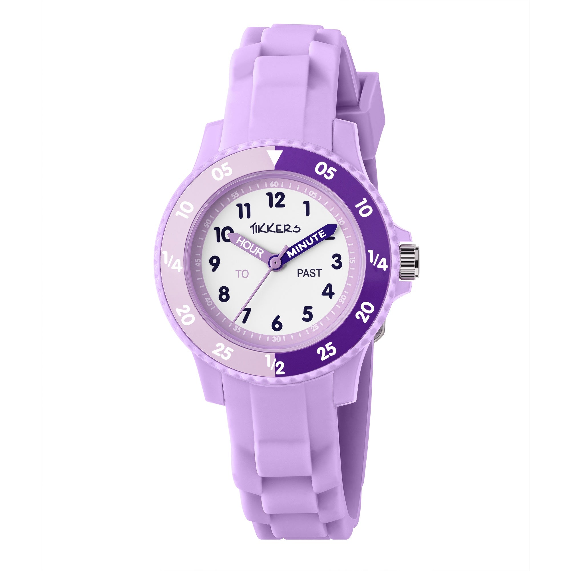 Tikkers Lilac Kids Time Teacher Watch TK0218