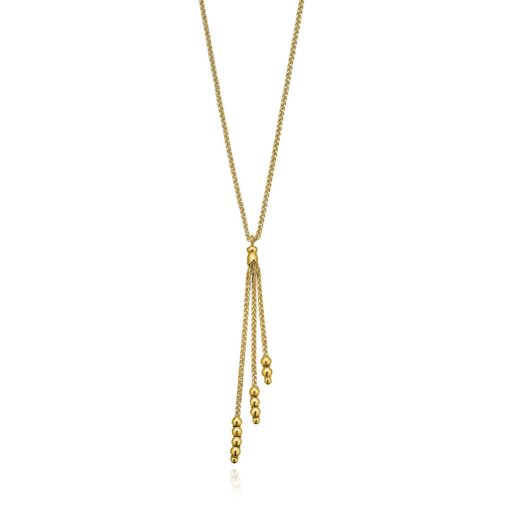 9ct Yellow Gold 45cm Drop Necklace – Zamels