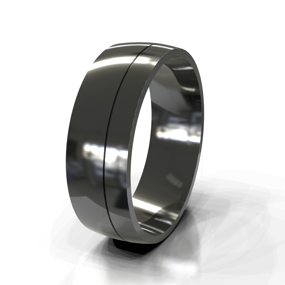 Zirconium 7.0mm Multi-Tone Band