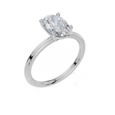 18ct White Gold Oval Cut 1.50 Carat of Lab-Grown Diamond Ring