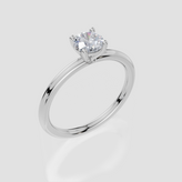 9ct White Gold Round Cut 0.50 Carat of  Diamond Ring